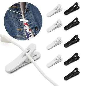 Wholesale Headphone Cable Cord Clip for MP3 Clips to Shirt Clothing Sport Wired Earphone Mic Cable Lapel Clip Cord Fixing Holder