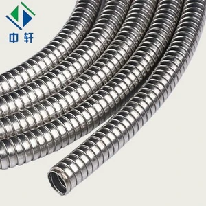 Electro Galvanized Electrical Steel Flexible Conduit Waterproof & Fire Resistant 6-150mm Customizable Size for Conduits Fittings
