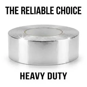Thickened Aluminum Foil Sealing Tape 100mm Waterproof Heat Insulation Tape for HVAC Duct EMI Shielding Metal Repair
