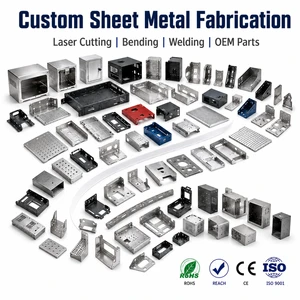 OEM Custom Sheet Metal Fabrication 5mm Stainless Steel Aluminum Laser Welding Services Metal Angle Support Bracket Bending Parts