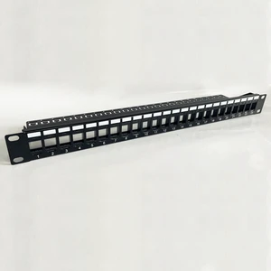 High Quality 24-Port UTP Type Blank Blank Patch Panel for Keystone