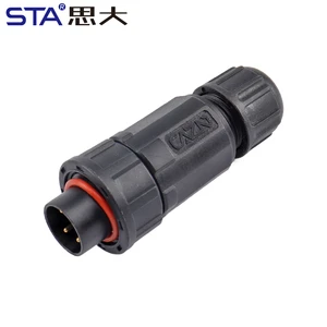ALTW Equivalent IP68 Waterproof Connector Threaded Male Female Straight Field Wireable Aviation Plug 2 3 4 5 6 7 8 10 12 Pin