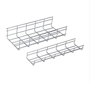 Heavy-duty Wire Mesh Cable Tray Side Height 100mm Diameter 5mm or 6mm