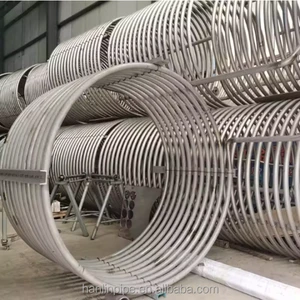 High Quality SS304 Stainless Steel Pipe & Coil Tube, Serpentine Design, Heat Exchanger & Condenser Fittings, CE Certified