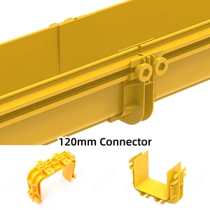 Connector of 120mm Fiber Cable Tray Straight Line Connection Accessory