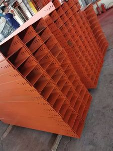 Orange Copper Cable Tray With Different Types for Cables and Wires Installation