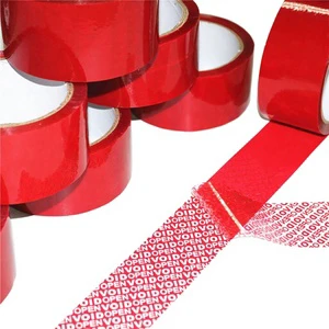 Tampa Evident Tape 48mm X 50m Red High Temperature Antistatic Void Open Packing Tape
