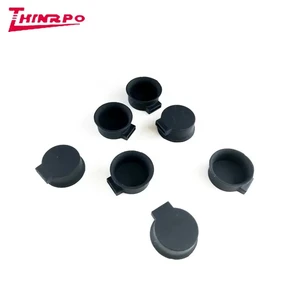 Non-standard Customization Tubing Silicone Buffer Rubber End Caps for Pipe Heart Resistance Silicone Cable Cover