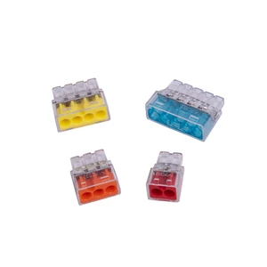 Push Cable Connectors PC Material CUL Certified 600V for Building & Lighting Applications