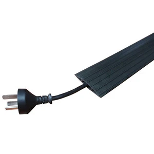 Cheap Price Flexible Rubber Cord Wire Protector Outdoor Floor 1 Channel Cable Tray