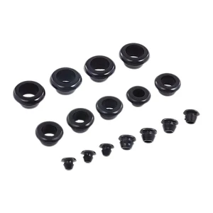 Customized Durable Multi-size Round Waterproof Dustproof Electric Cable Wire Management Hole Cover Silicone Rubber Grommet