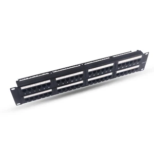 Utp 48 Ports Patch Panel Cat6 Cat6a Utp 48 Ports Patch Panel Cat6 Cable Management Telecom Parts