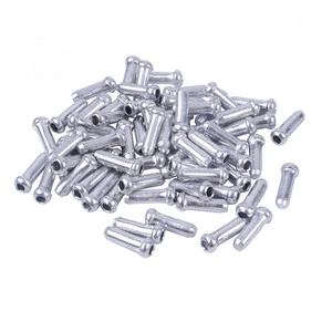 100pcs Aluminum Bicycle Brake Shifter Cable End Caps for MTB Derailleur