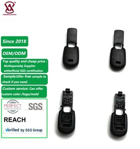 Stopper Cord End Caps Rope Stopper Buckle Plastic Recycled PP Nylon Black Color Cord Elastic Drawstring End