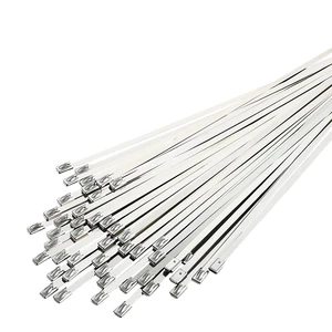 Stainless Steel Self-Locking Cable Ties 4.6MM*350MM-304 Uncoated 100/bag 0.18*13.8inch