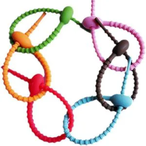 Silicone Cable Ties Twist Tie Organizer Silicone