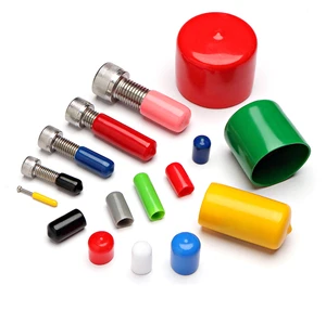Pipe End Cap Thread Protection Cover - PVC Rubber Silicone Flexible Dust-proof Plug for Round Pipe & Cable