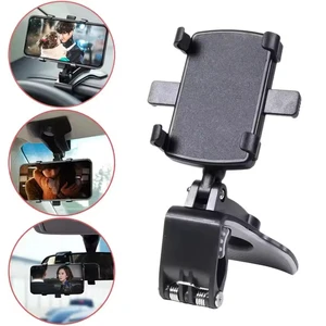 2026 New Car Mobile Phone Holder Easy Clip Mount Stand Panel Multi-Functional Universal Dashboard GPS Navigation Bracket Holder