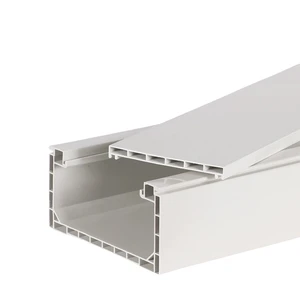 Polymer Alloy Cable Tray Fire-Resistant Anti-Corrosion PVC Wire Trunking for Indoor Electrical Wiring Pvc Square Cable Tray