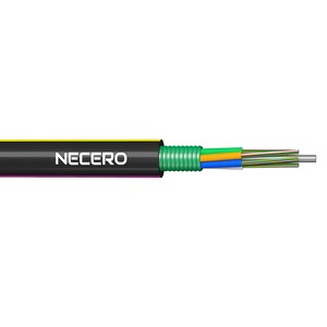 Underground Armored Fiber Optic cable GYTS For Duct 12C 24C 48C 96C 144C 288C