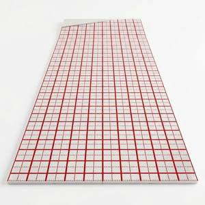 BOPP+AL+PE Self-adhesive Aluminum Grid Foil Vapour Barrier Membrane For XPS /EPS Board