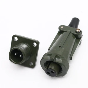 MS Series Right Angle Cable Plug Connectors 2 Pin Electrical Connector