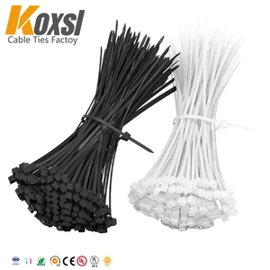 Strong Tensile Plastic Cable Ties Home Office Wire Organizer