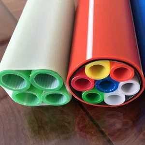 OEM Custom HDPE High Pressure Conduit for Community Internet Fiber Optic Cable Underground Installation Micro Duct Bundle Tube