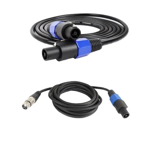 Speakon Male to Speakon Male Cable XLR Female Speaker Cable Audio Jack Loudspeaker Speaker Amplifier Audio Connector