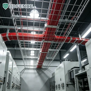 Cost Effective Wire Mesh Cable Tray Light Weight Open Grid Cable Tray Station Communication Cable Laying Works Cable Trays
