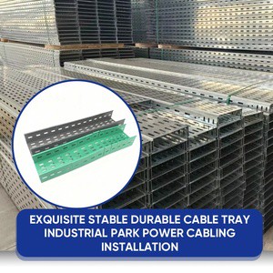 Long Span High Load Perforated Cable Tray for Industrial Park Logistics Center Power Communication Cabling Customizable Size