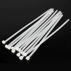 Self-Locking Eco-Friendly Nylon Cable Ties Wrap Zip Ties for 94V-2 Flame Retardant -40~85C Custom Dimensions