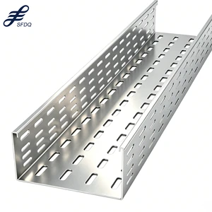 Factory Direct Sale Powder Coated Perforated Cable Management Tray Cable Tray With Long Use Life