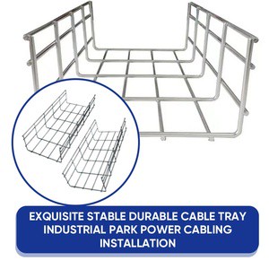 Transparent Visible Wire Mesh Cable Tray Easy Inspection and Later Cable Maintenance Fully Personalized Design