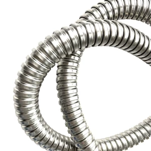 JAR Black Grey Coating Conduit Pipe 1/2 3/4 1 1 1/2 2 Inch Flexible Hose