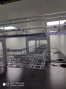 Multi-layer Stackable Industrial Wire Mesh Cable Tray with Carbon Steel/Stainless Steel for High-Density Fiber Optic Cabling