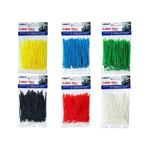 Various Sizes Nylon66 Self-Locking Cable Ties CE ROHS Certified High Tensile Strength 22KGS/50LBS Eco-Friendly Big Factory China
