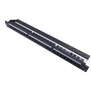 24 Port RJ45 Cat6 Cat5e UTP Patch Panel Direct Manufacturer Supply