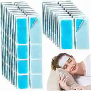 100 Pcs Fever Cooling Patch, Cooling Patcher Instant Cooling Fever Patch For Kids Soft Gel Sheets For Headache Fever Pain Relief