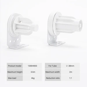 Modern Plastic Roller Blind Mount Brackets Window Shade Repair Kit Electric Blinds Accessories Replacement Brackets for 38mm 2m