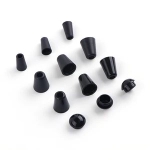 Multiple Styles Plastic Cord End Stop Matte Glossy Lacing Tip Cord Lock Stopper End Cap