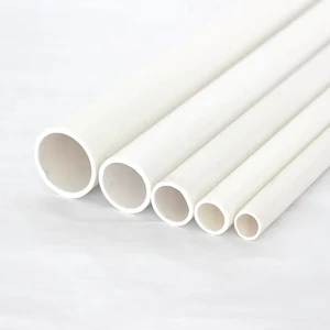 Factory Wholesale 20mm *1.1mm White Plastic PVC Electrical Conduit Easy-to-bend Cable Sleeve Pipe