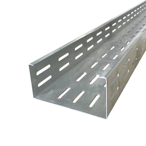 CE Certificate Customized Industrial Construction Galvanized Hot Dip Galvanized Stainless Steel Aluminum Perforated Cable Tray
