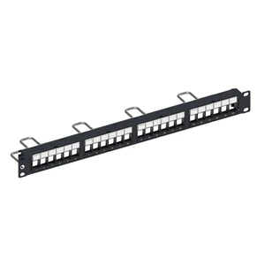 RJ45 Patch Panel Cat6A Gigabit 24-Port Network Patch Panel 760237046 with Modules