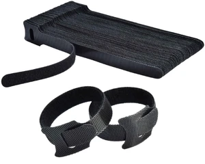 Reusable 12mm Nylon Cable Ties Hook and Loop Strap with 200mm Length Customize Made in Guangdong