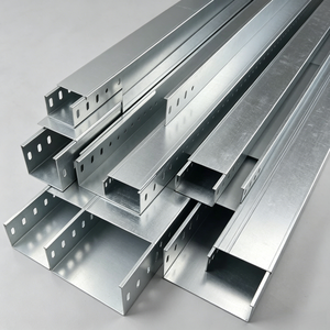 Customizable Galvanized Cable Tray Bracket, Construction Industrial Cable Organizer for Cable Protection & Wiring Management