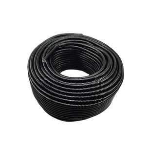 High Tensile Strength Flexible Metal ELEctrical Wiring Conduit Double Locked PVC Coated Metal Hose Cable Conduit with Iron Wire
