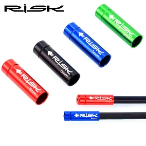 RISK Mountain Road Bike Cable End Caps - Aluminum Alloy Brake 5mm Cable Core Cap, Shifter 4mm Cable Tube Sleeve Cap