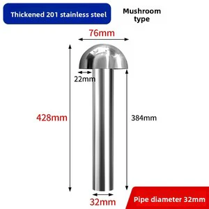 201 Stainless Steel Anti Corrosion Ventilation Pipe High Rise Factory Building Outdoor Duct