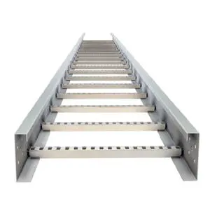 High-Rise Fire-Resistant Stainless Steel Ladder Tray Cable Tray for High-Level Building Structures